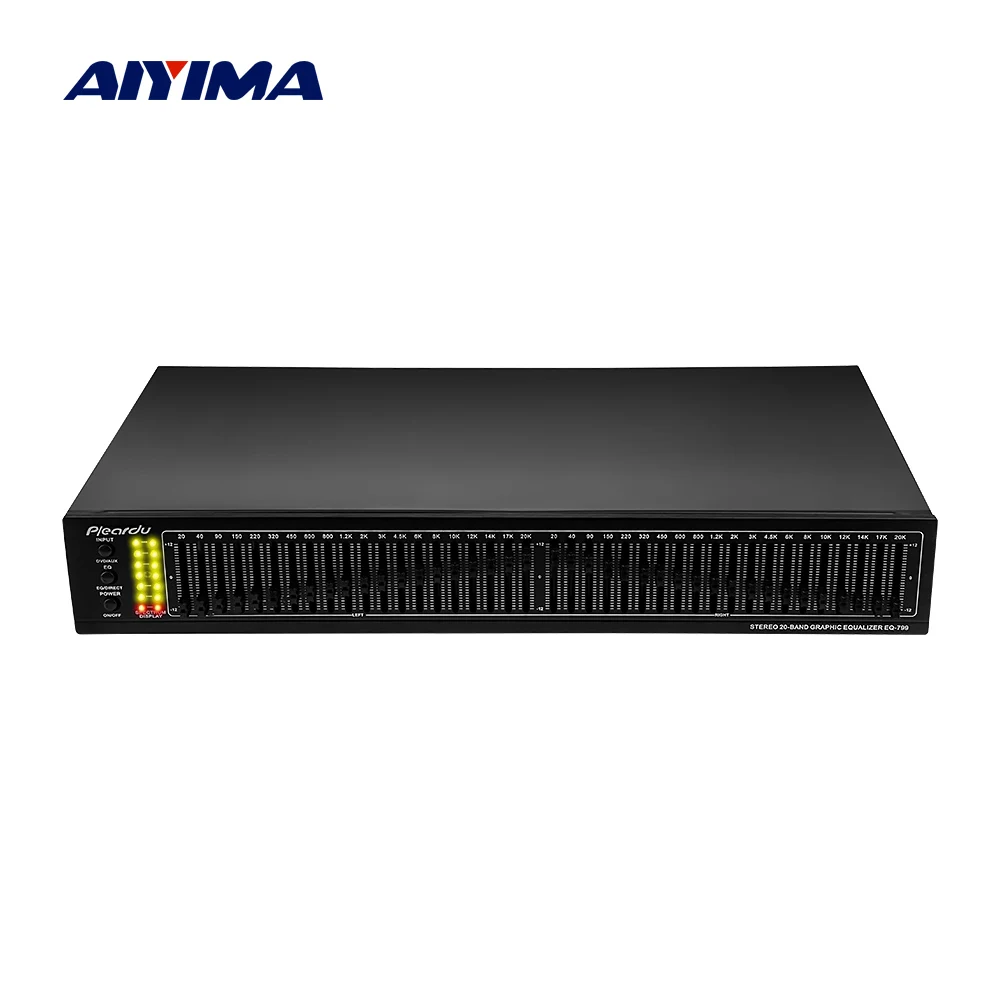 Двухсегментный стерео-эквалайзер AIYIMA EQ-799 Усилитель предварительного сигнала