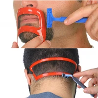 new neck shape trim ruler men beard shaping template hair styling tool comb neck back shape neck trimming ruler shaper stencil