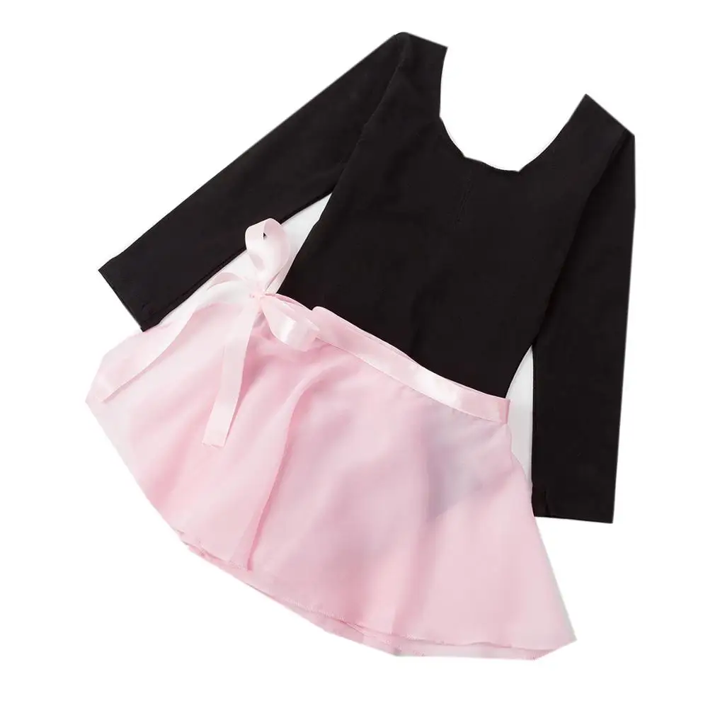 Команда девушек Базовый Топ с длинным рукавом гимнастическое трико костюм