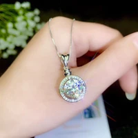 2 kar imitation bling diamond necklace female zircon pendant ornaments