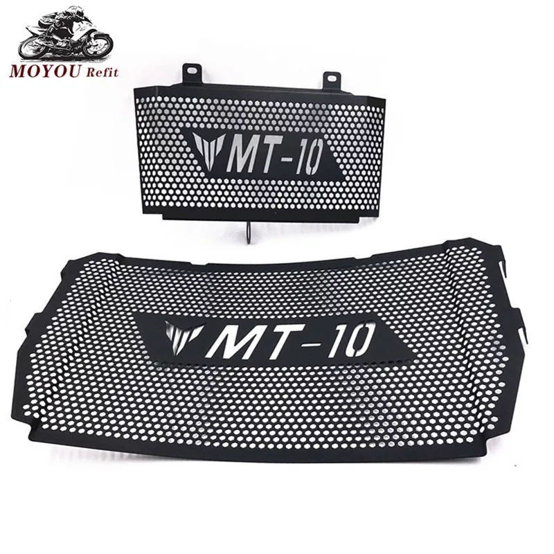 For YAMAHA MT-10 MT10 MT 10 FZ-10 2016 2017 Motorcycle Radiator Grille Cover Guard Stainless Steel Protection Motor Protetor