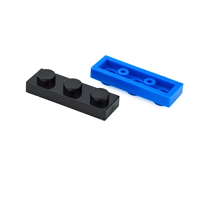 

1x3 Dots Thin Bricks DIY Building Blocks Figures Educational Creative Size Compatible With 3623 Classic Plastic Toys 100pcs