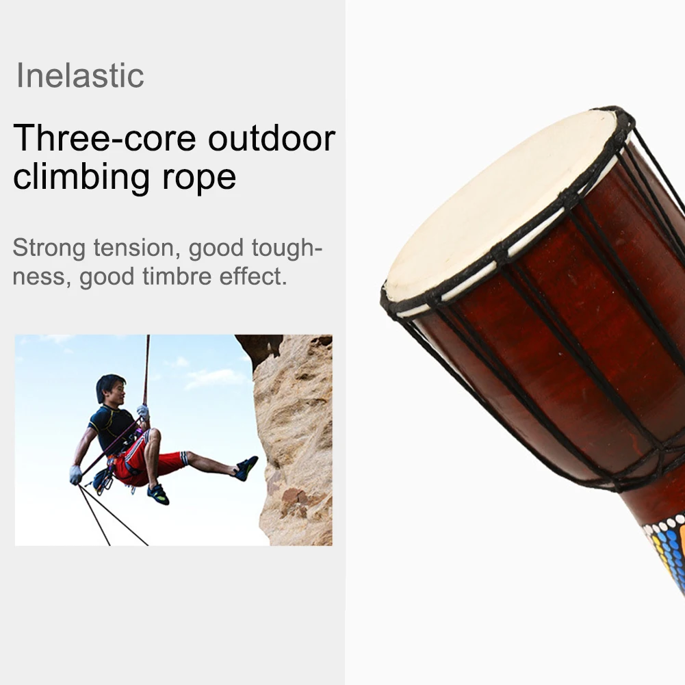 4/6inch Wooden Painted African Hand Drum Percussion Music Djembe Kids Toy