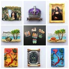 Сувенирные магниты для холодильника Амстердам Нидерланды Египет Вьетнам Маврикий Мона Лиза Британский джермани Будапешт наклейки на холодильник