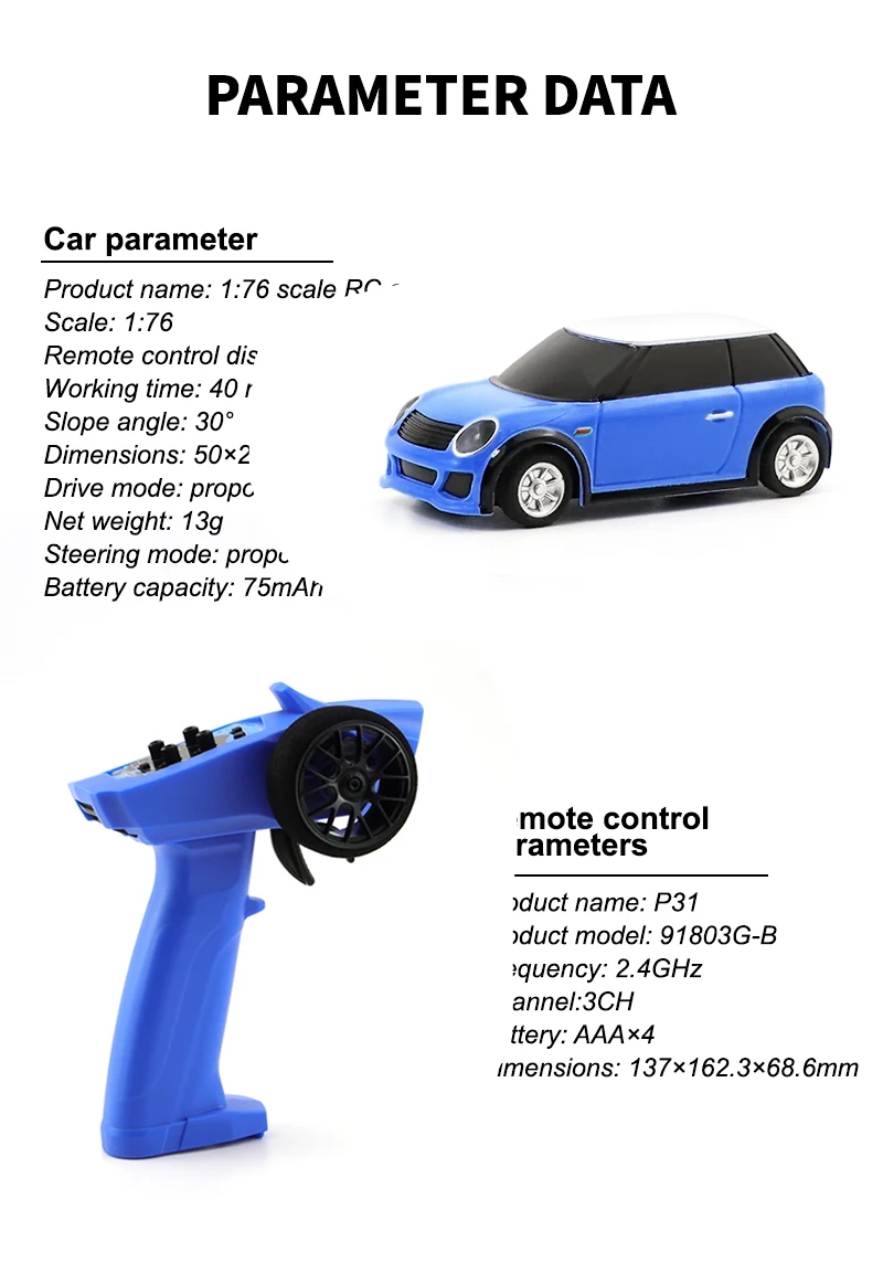 Proporcional com Controle Remoto, Kit RTR Elétrico,