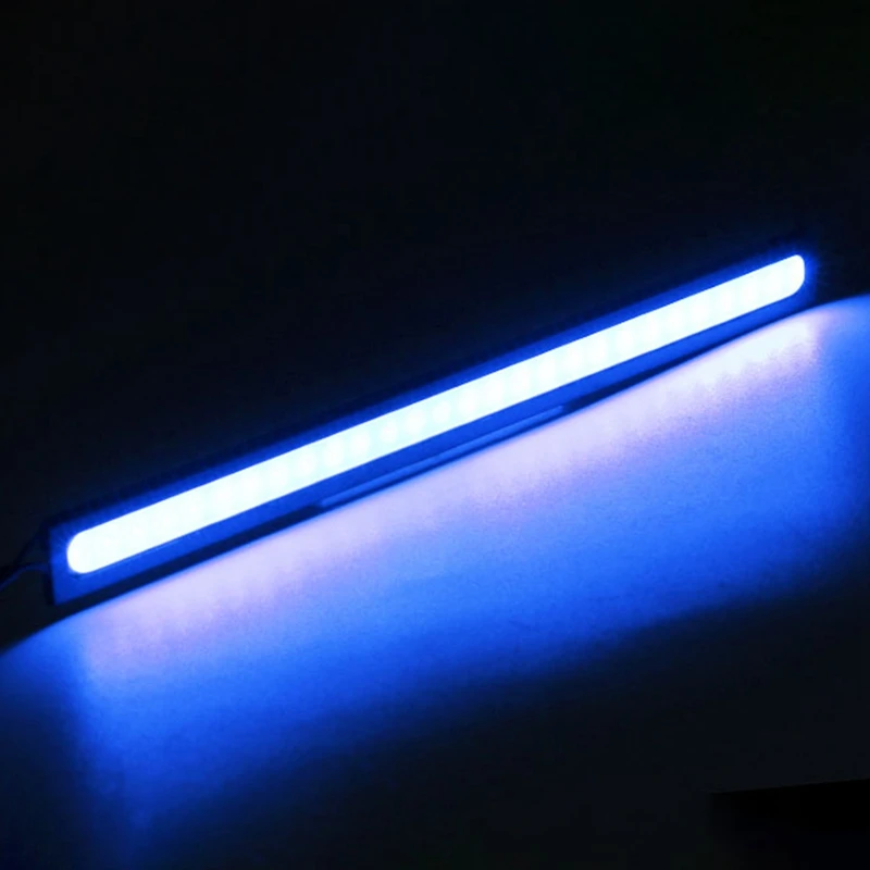 

1pc 17CM Ultra-bright Ultra-thin Waterproof Car Daytime Running Light Strip Light In Three Colors