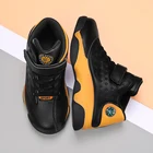 Лидер продаж четыре сезона повседневная детская обувь для мальчиков спортивная обувь Брендовая толстовка с капюшоном для мальчиков с высоким берцем для бега, баскетбола, обувь для детей, для детей возрастом от 12 до 13, 14 лет