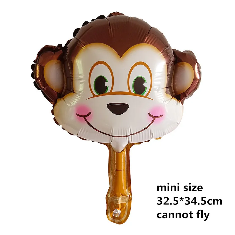 

21pcs Jungle Animal Balloons Set Chrome Metallic Latex Balloon 40inch White Number Globos Kids Birthday Party Baby Shower Decor