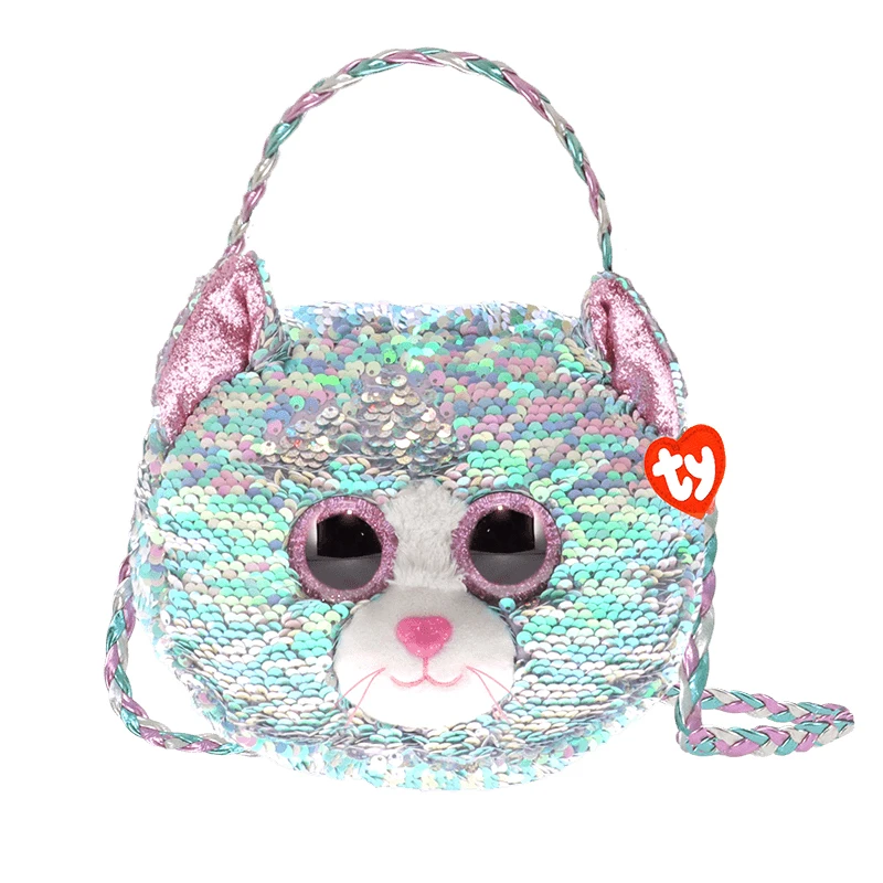 Ty большая шапочка с глазами пакет животными милая девушка плюшевая сова собака