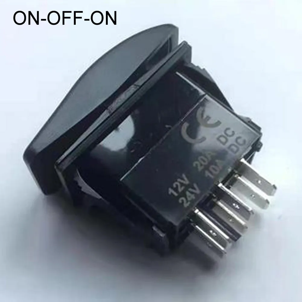 

Car Rocker Switch DPDT Double End Marine Plastic Three Gear 12/24V Truck