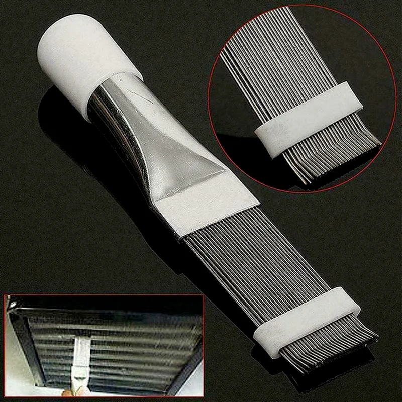 

Air Conditioning Cleaning Comb Portable Stainless Steel Fin Straightener Brush Air Conditioner Cleaning Brush Household Office