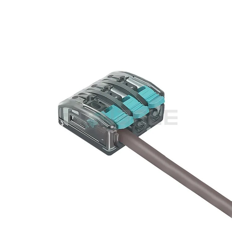 Клеммная колодка 3 контакта медная электрическая коробка проводимость 4