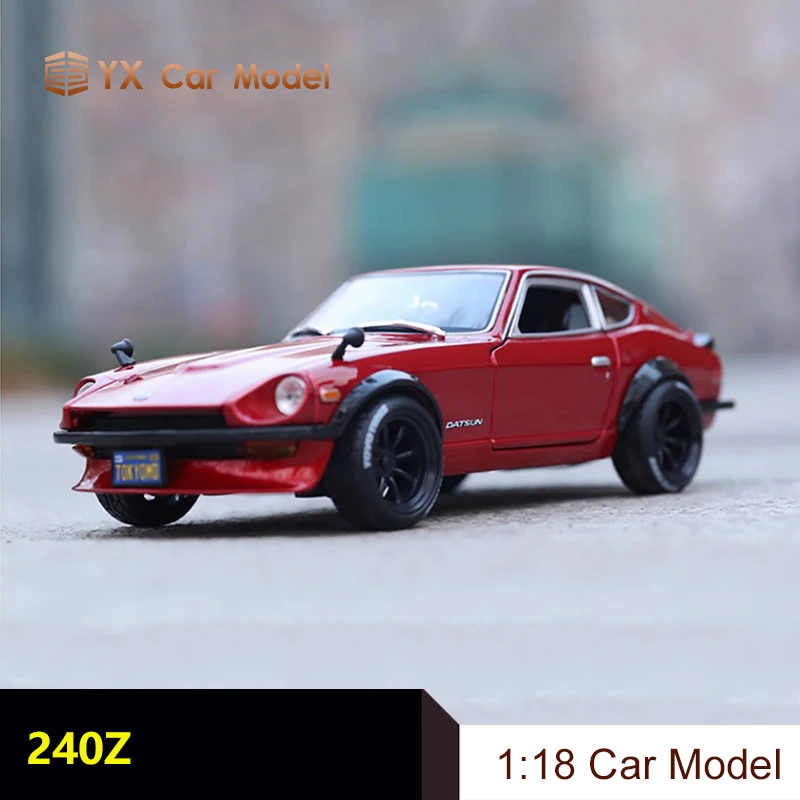 

Модель автомобиля Maisto 1:18 Nissan 1971 Nissan 240Z DATSUN из сплава, игрушка в подарок