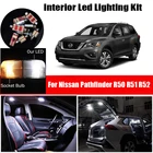 Canbus светодиодные лампы для интерьера для 1996-2020 Nissan Pathfinder R50 R51 R52 автомобиль Внутренняя купольная Карта Чтение багажника свет авто комплект