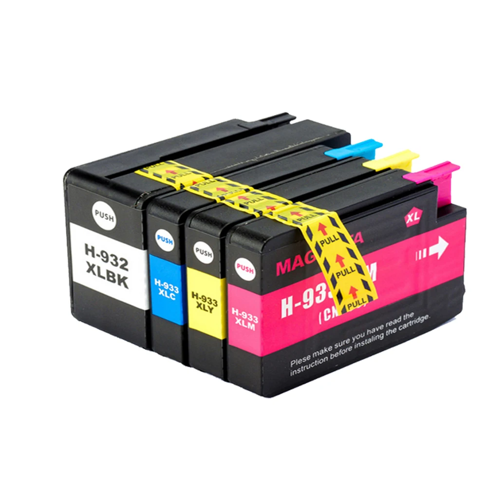 4PK 932XL 933XL чернильный картридж для HP 932 933 принтера hp Office jet 6100 6600 6700 7110 7610 7612 |