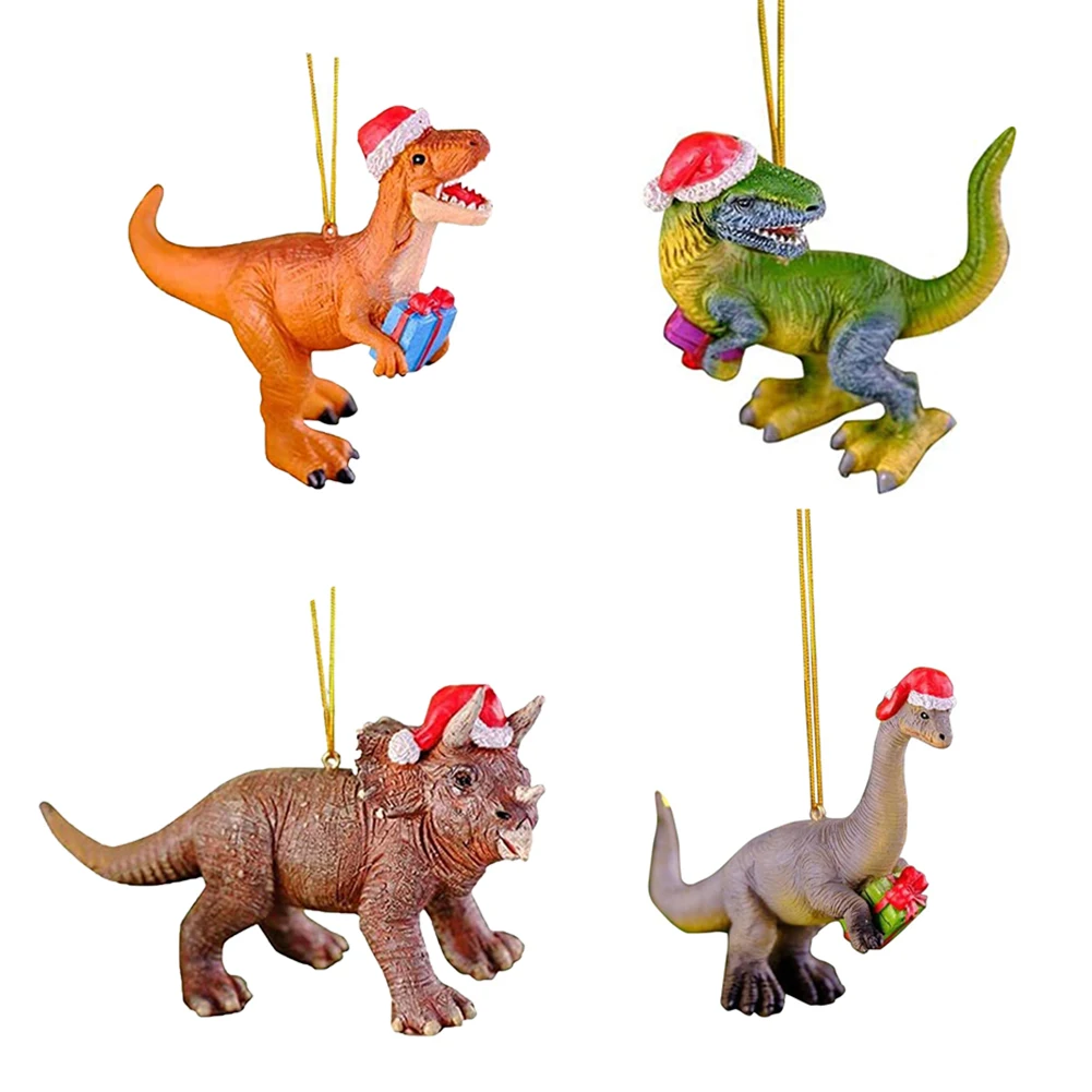 

Динозавр, рождественские аксессуары, рождественские украшения, креативное украшение, подвеска, аксессуары для новогодвечерние 2022