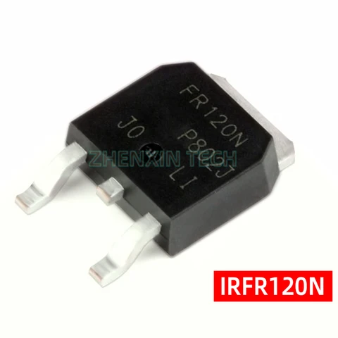 10 шт./лот IRFR120 TO252 IRFR120N FR120N IRFR120NTRPBF Power MOSFET TO-252