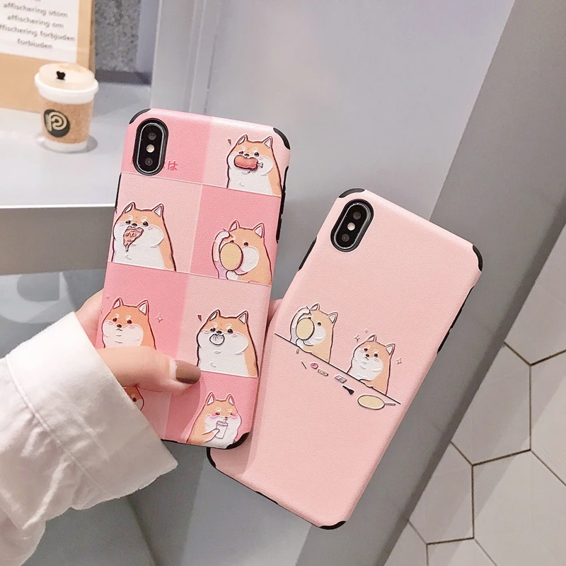 Симпатичные Шиба ину рельефные чехлы для huawei P30 P20Lite mate 20 Pro мягкий чехол для Honor 8X10 20 V20 9X Play Nova 3 3i 4 5Pro 5i