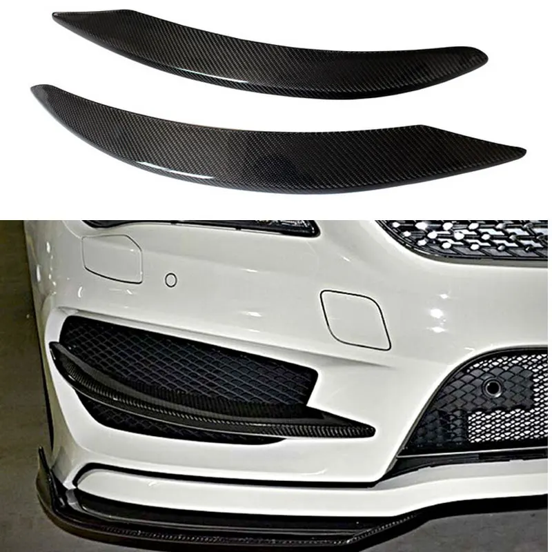 W117 передний спойлер для бампера фотощитки Mercedes Benz CLA 200 CLA180 CLA220 CLA250 CLA45 2014 ~ 2015 2