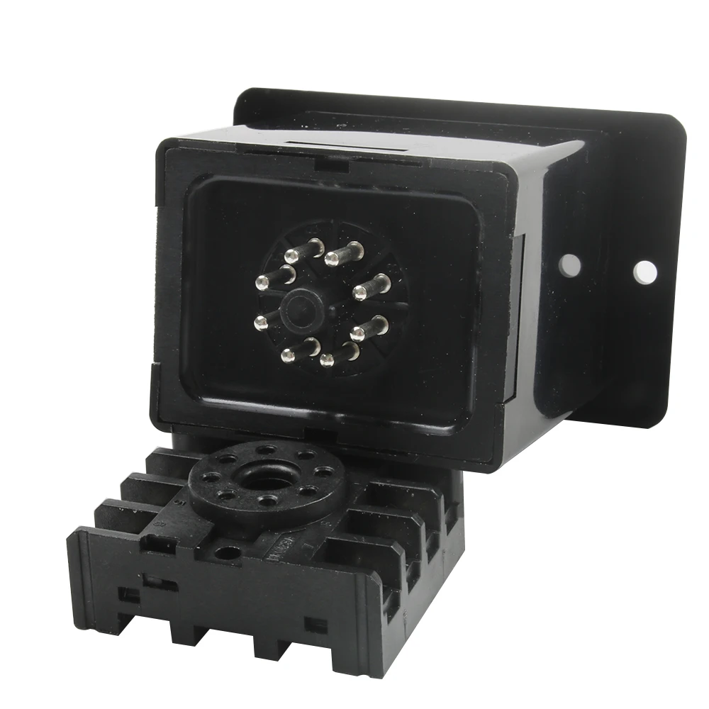 Реле времени с задержкой включения питания 0-60 секунд установка панели гнездом