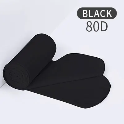 Женские колготки для балета 80D 90D 800D, бархатные леггинсы для взрослых, колготки для гимнастики, балета - Цвет: 80D Black
