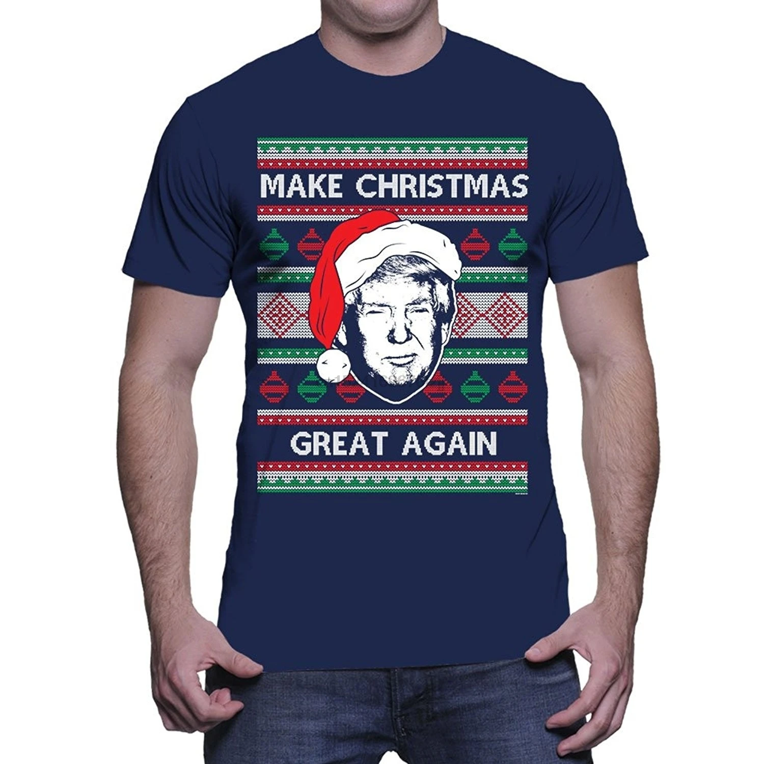 Модная мужская футболка с надписью Trump Make Christmas Great agne| |