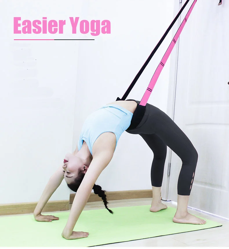 Регулируемый ремень для растяжки ног женщин тянущийся пояс балета танцев