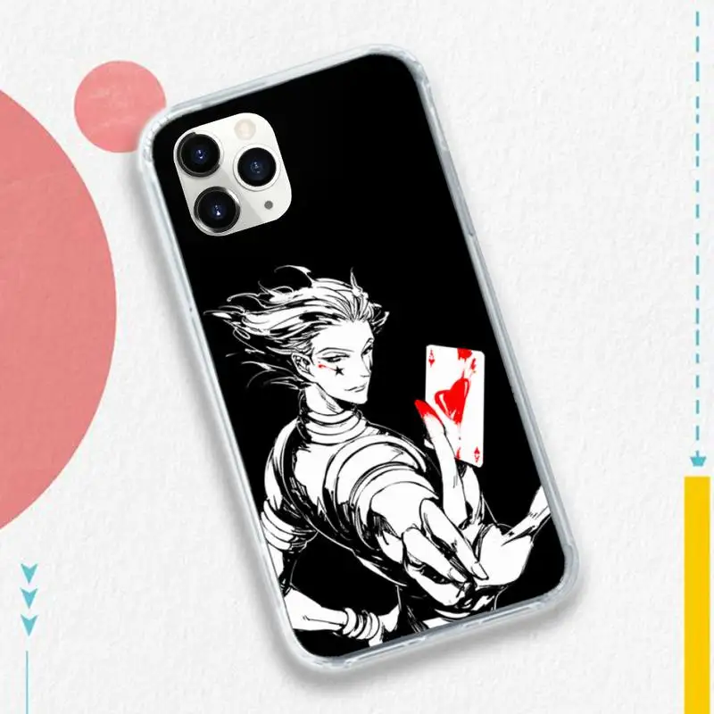 

Hisoka Hunter x Anime Phone Case for iPhone 11 12 pro XS MAX 8 7 6 6S Plus X 5S SE 2020 XR