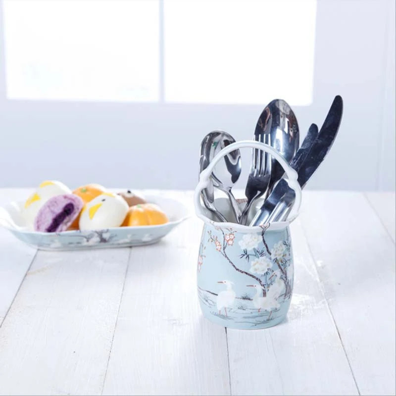 Орнамент ложка кухонная мебель контейнер для посуды костяного фарфора фруктовый