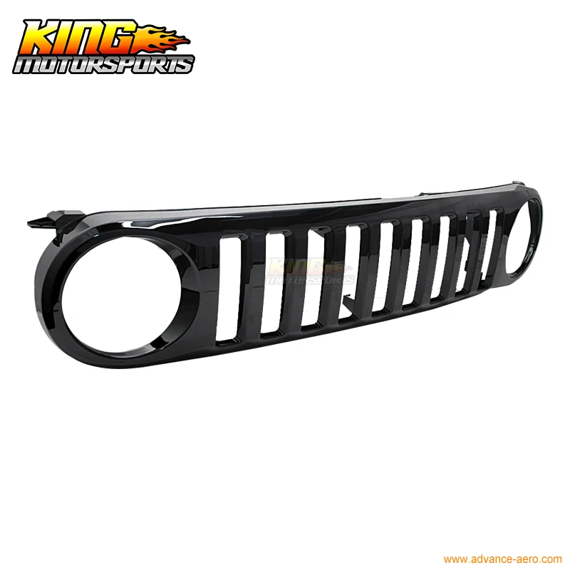 Подходит для Toyota FJ Cruiser H2 2007-2014 Черный ABS передний бампер капот решетку США