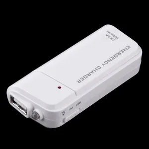 universal portable usb emergency 2 aa battery extender charger power bank supply box for iphone mobile phone mp3 mp4 white free global shipping