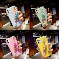 for samsung galaxy s30 s20 fe s10 plus s9 s8 s7 note 8 9 10 lite 20 ultra tpu cover rainbow bracelet bear silicon phone case