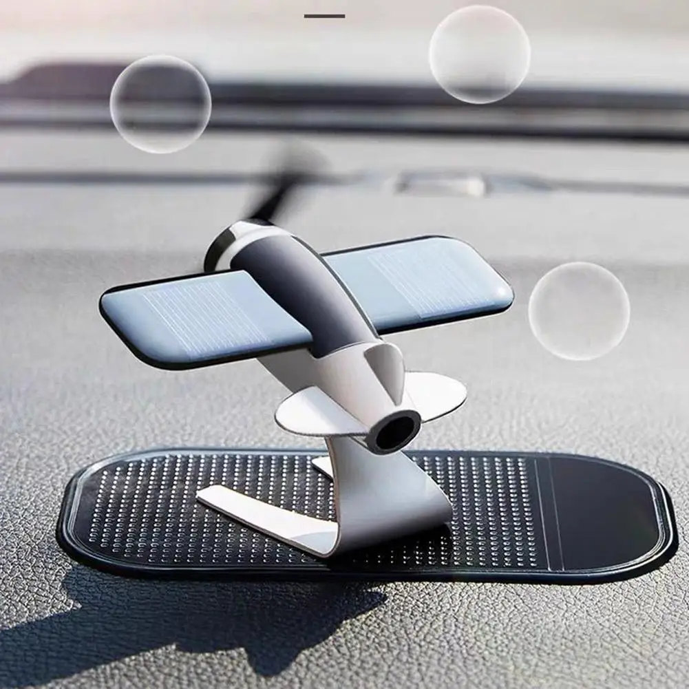 

Mini Car Interior Accessories Solar Airplane Model With Fragrant Car Perfume Car Interior Ornaments Auto Decor Accessories