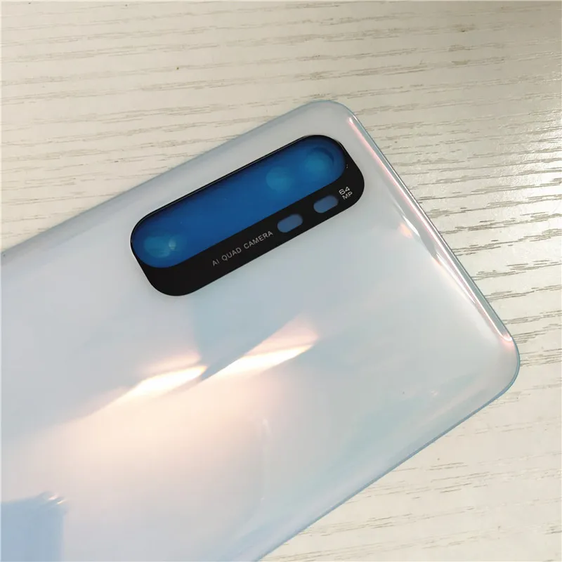 

100% Original New Glass Back Cover Battery Door Housing Rear Case For Xiaomi Mi Note 10 Lite With Adhesive