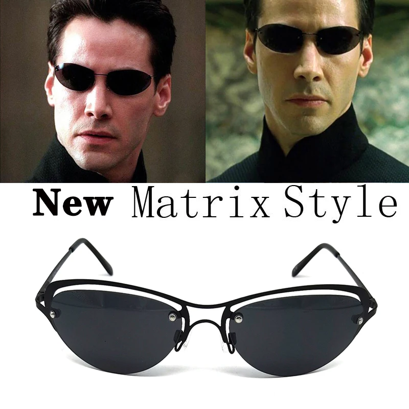 2021 модные крутые поляризационные солнцезащитные очки The Matrix Neo ультралегкие