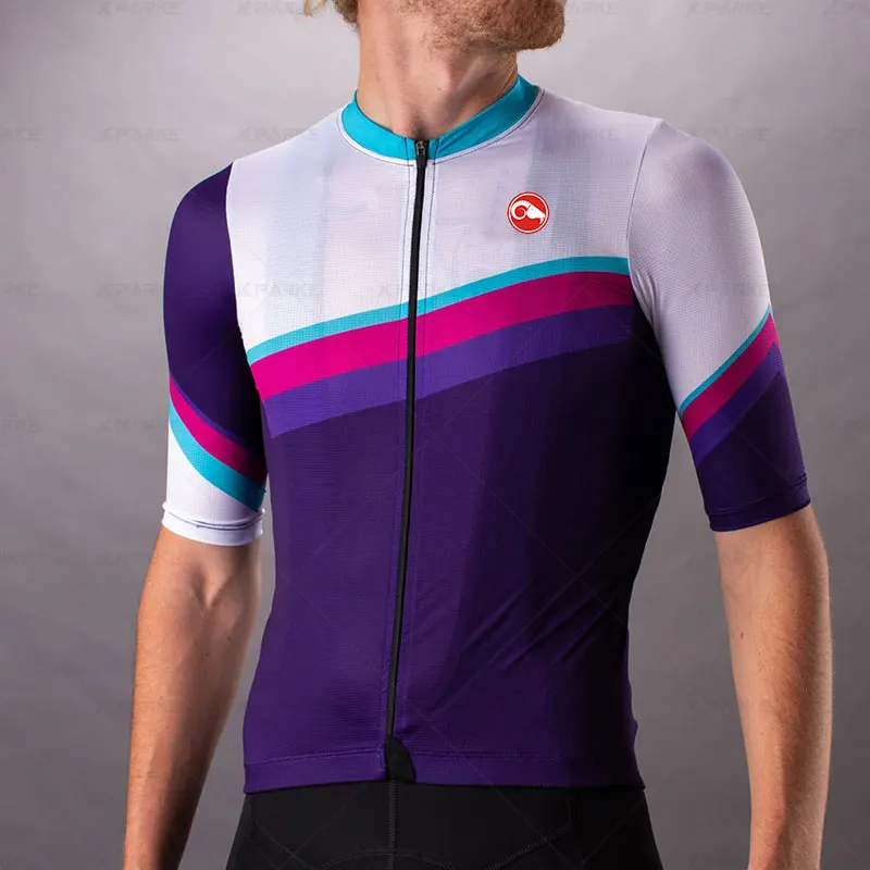 Новинка 2020 Джерси для велоспорта в горошек летняя велосипедная с коротким