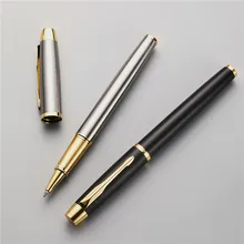 Metal Luxurious Gel Pen Office Business Sign Pens School Writing Pen Students Stationery Supplies All Steel Ballpoint Pen 03767
