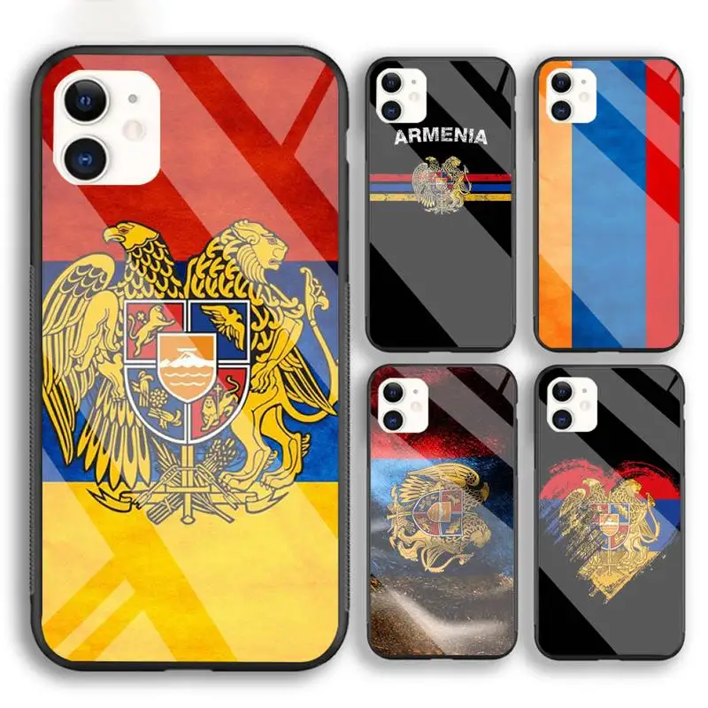 

Albanian Flag Soft Cover Phone Case For Iphone 6 6s 7 8 Plus XR X XS XSmax 11 12 Pro Mini Max Tempered Glass