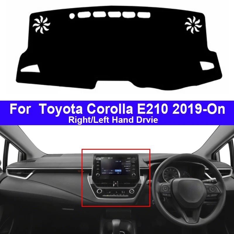 Чехол для приборной панели автомобиля коврик накидка Toyota Corolla E210 2019 On LHD RHD
