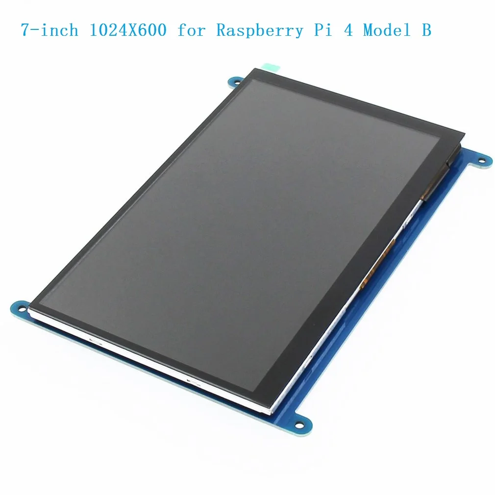 Capacitive screen 7/5/4/3,5-дюймовый ЖК-монитор HDMI 1024X600 HD сенсорный экран емкостный сенсорный экран для Raspberry Pi 4 Модель B 3B+/3B/2B/B+ сенсорный экран - Цвет: Capacitive screen