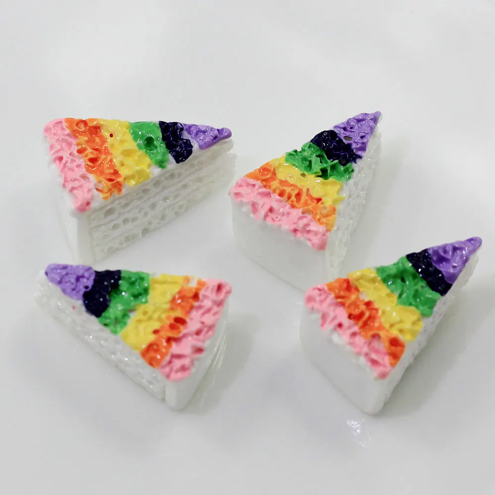 

100/50 штук, искусственный бриллиант из смолы Kawaii Радужная многослойная плоская спина, кабошон Скрапбукинг художественных украшения Шарм DIY с ...