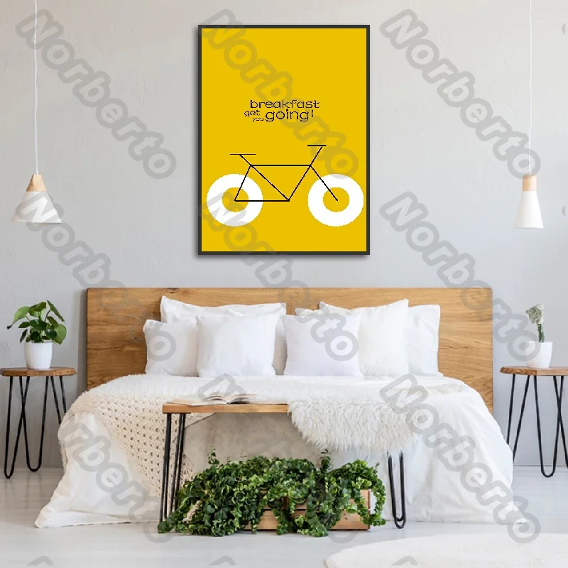 

Yellow Canvas Painting with Letters Love Theme Wall Poster Print Painting Picture for Living Room or Other Bedroom Decoration