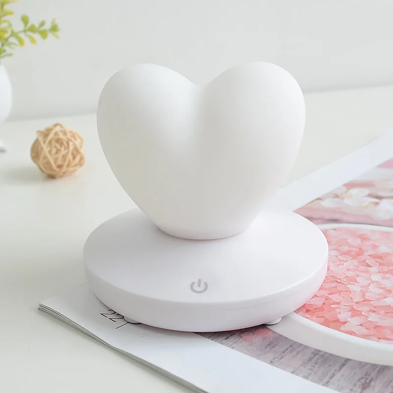 

LED Love Night Light Cute Cartoon Night Lamp Remote Control for Baby Kid Bedroom Decor Bedside Lamp Christmas Gift USB Recharge