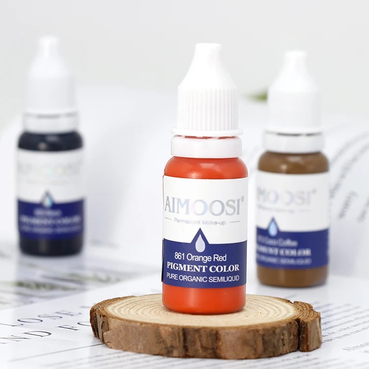 1 шт. тату микро Перманентный макияж Пигмент для бровей и губ Красота Косметика