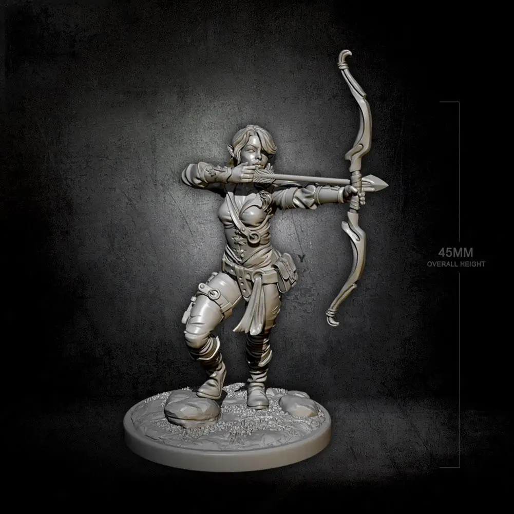 

1/24 Elf Female Archer Resin Soldier White Model TD-2450 Static Style The Best Choice To Collect 2021 Hot Sale