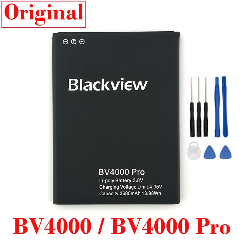 100% Оригинальный аккумулятор 3680 мАч BV4000 для Blackview BV 4000 Pro MTK6580A Высококачественный +