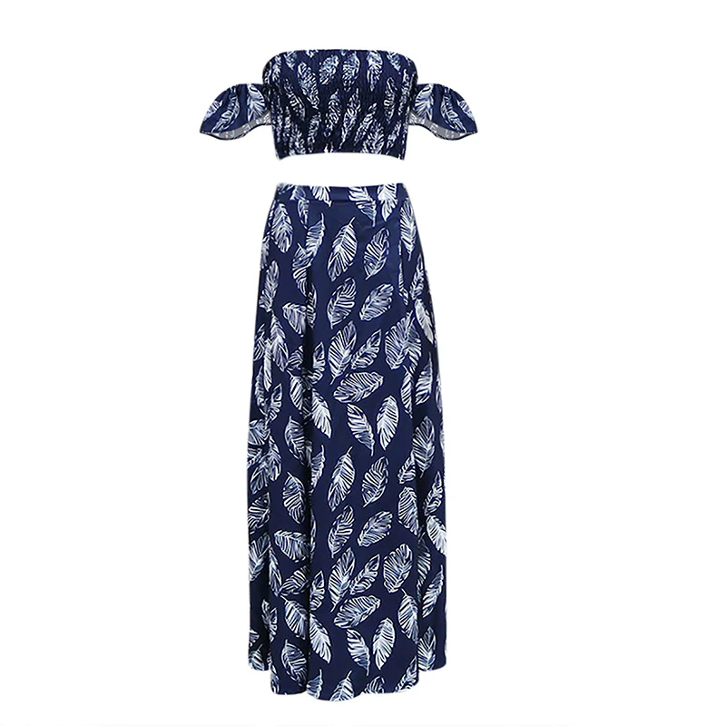 

YLDSGS Dress Women's Summer Sexy Printed Long Dress Tube Top Split Party Casual Dress Bohemian Beach Style Sestido De Mujer Y2K