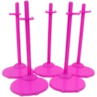 5 шт., пластиковые розовые фигурки подставки для куклы, 12 дюймов