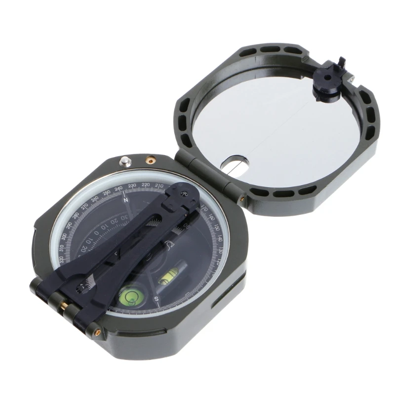 

High Precision Magnetic Pocket Transit Geological Compass Scale 0-360 Degrees