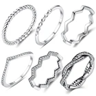 Женское кольцо из серебра 100% пробы, с фианитом